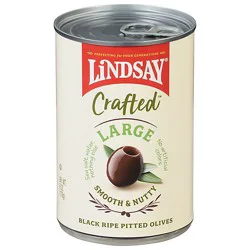 Lindsay Crafted Large Pitted Black Olive - 6 Oz