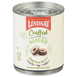 Lindsay Crafted Sliced Black Ripe Olives - 3.8 Oz