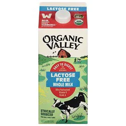 Organic Valley Lactose Free Whole Milk - Hg