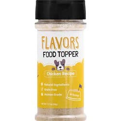 Flavors Food Topper For Dogs Chicken Recipe - 3.1 Oz