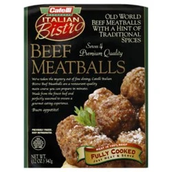 Catelli Italian Bistro Beef Meatballs - 12 Oz