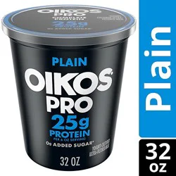 Oikos Pro Plain Yogurt-Cultured Ultra-Filtered Milk - 32 Oz