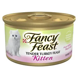 Fancy Feast Kitten Turkey Wet Cat Food - 3 Oz