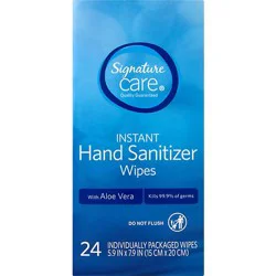 Signature Select/care Hand Sanitizing Wipe Packets - 24 Count