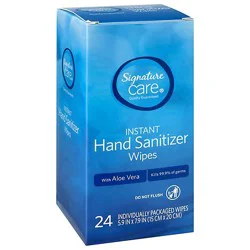 Signature Select/care Hand Sanitizing Wipe Packets - 24 Count