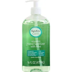 Signature Select/care Hand Sanitizer With Aloe - 16 Fl. Oz.