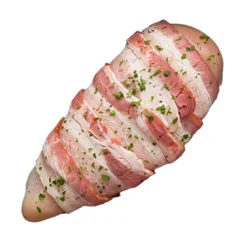 Chicken Breast Bacon Wrapped Mushroom Stuffed - Ea
