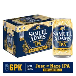 Samuel Adams Just The Haze Non-Alcoholic Ipa In Cans - 6-12 Fz