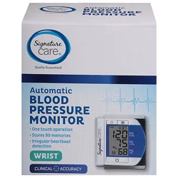 Signature Select/care Blood Pressure Monitor Wrist Auto - Ea