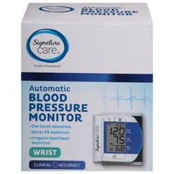 Signature Select/care Blood Pressure Monitor Wrist Auto - Ea