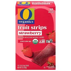 O Organics Fruit Strips Strawberry - 5 Oz
