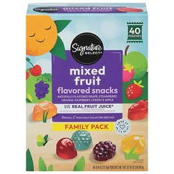 Signature Select Fruit Snacks Mixed Fruit Family Pk - 40 Ct