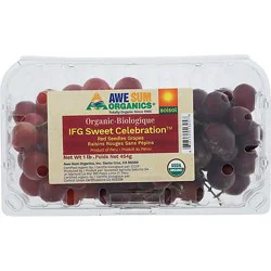 Awe Sum Grapes Red Seedless - 1 Lb