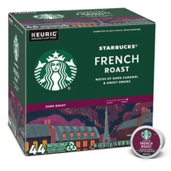 Starbucks French Roast Coffee Pods Box - 44 Count