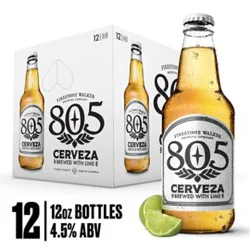 Firestone Walker 805 Cerveza Beer Lager Bottles - 12-12 Fl. Oz.