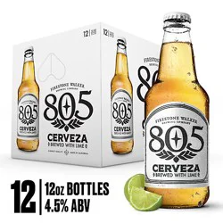 Firestone Walker 805 Cerveza Beer Lager Bottles - 12-12 Fl. Oz.
