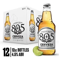 Firestone Walker 805 Cerveza Beer Lager Bottles - 12-12 Fl. Oz.