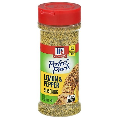 slide 1 of 1, Mccormick Perfect Pinch Lemon Pepper Seasoning, 5.75 oz
