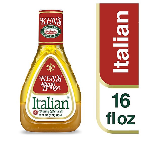 slide 1 of 11, Kens Steak House Salad Dressing Italian - 16 Fz, 16 fl oz
