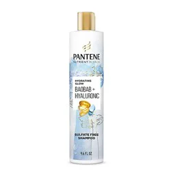 Pantene Pro V Shampoo Hydrating Glow Sulfate Free With Baobab Essence - 9.6 Fl. Oz.