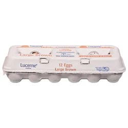Lucerne Eggs Brown Large A - 12 Ct