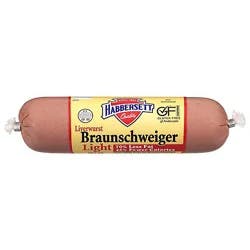 Habbersett Lt Liverwurst Chub - 8 Oz
