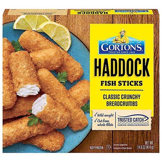 slide 1 of 1, Gortons Fish Sticks Haddock Premium - 14.6 Oz, 14.6 oz