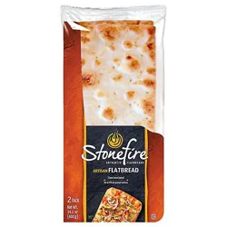 Stonefire White Flat Bread 2 Count - 14.1 Oz