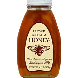 Don Sausser Clover Blossom Honey - 16 Oz