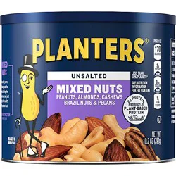 Planters Nuts Unsalted Mixed - 10.30 Oz