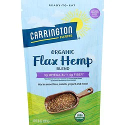 Carrington Farms Organic Flax Hemp - 10 Oz