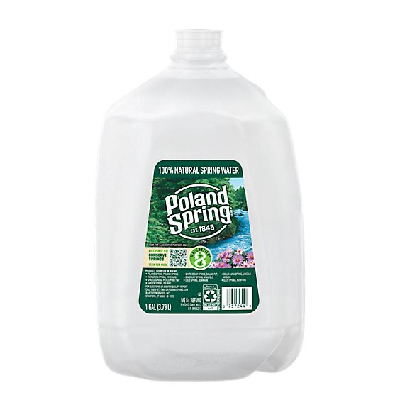 slide 1 of 2, Poland Spring Brand 100% Natural Spring Water - 1 Gallon, 128 fl oz