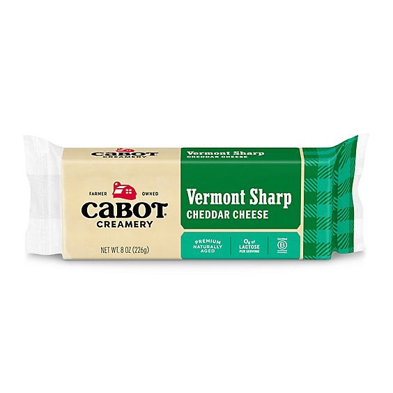 slide 1 of 3, Cabot Creamery Bar Sharp Cheddar Cheese - 8 Oz, 8 oz