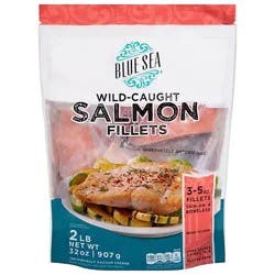 Blue Sea Salmon Fillets - 2 Lb