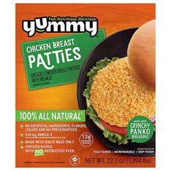 Yummy Chicken Breast Patties Panko Nae 100% - 24.5 Oz