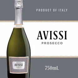 Avissi Prosecco Sparkling White Wine Bottle - 750 Ml