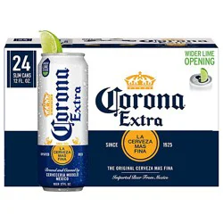 Corona Extra Lager Mexican Beer Cans Multipack 4.6% Abv - 24-12 Fl. Oz.