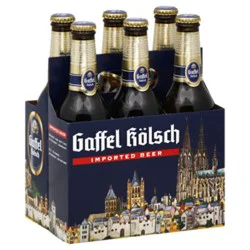 Gaffel Kolsch Ale 6 Count Long Neck Bottles - 6-12 Fz