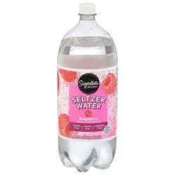 Signature Select Raspberry Seltzer - 67.6 Fl. Oz.