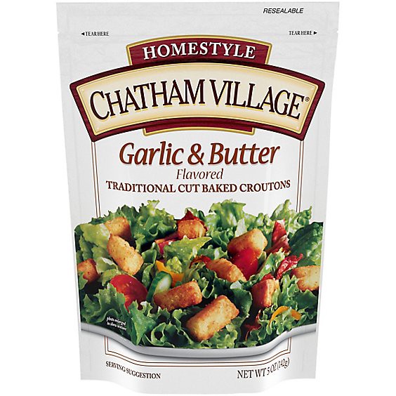 slide 1 of 14, Chatham Village Garlic Butter Croutn - 5 Oz, 5 oz