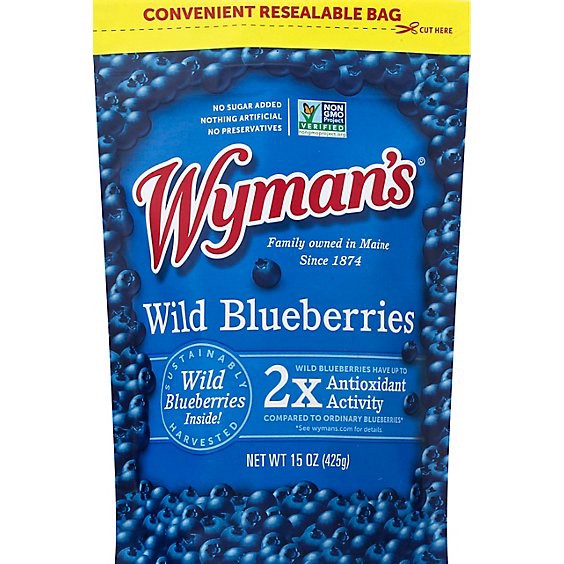 slide 1 of 11, Wyman Wild Blueberry - 15 Oz, 15 oz