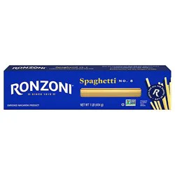 Ronzoni Pasta Spaghetti No 8 - 16 Oz
