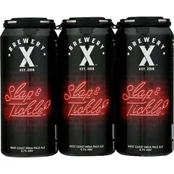 Brewery X Slap & Tickle West Coast India Pale Ale - 6 - 16 Fl. Oz.