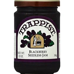 Trappist Jam Blackberry Seedless - 12 Oz