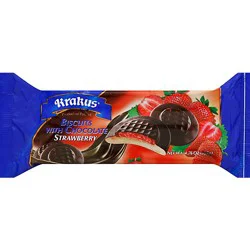 Krakus Choc Biscuit Strwbry - 4.76 Oz