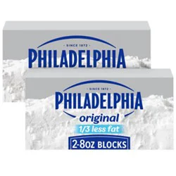 Philadelphia Reduced Fat Cream Cheese - 2-8 Oz