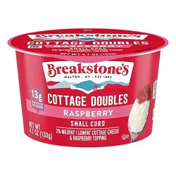 Breakstones Raspberry Lowfat Cottage Cheese Doubles - 4.7 Oz