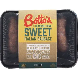 Bottos Sweet Italian Sausage - 16 Oz