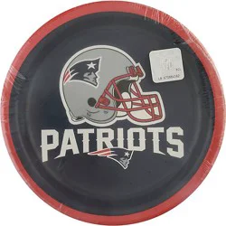 Patriots 7 Inch Lunch Plates - Ea