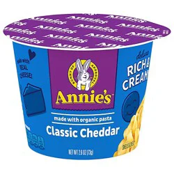 Annies Deluxe Rich & Creamy Shells & Classic Cheddar Microcup - 2.6 Oz